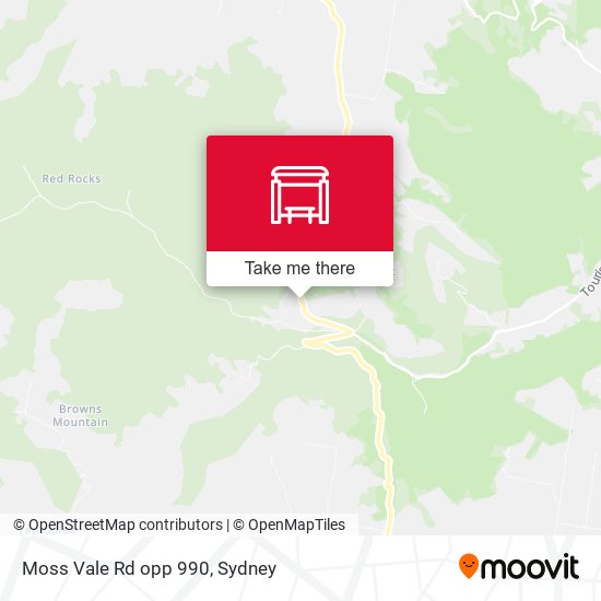 Moss Vale Rd opp 990 map