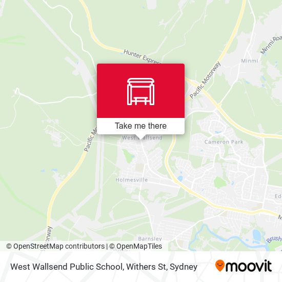West Wallsend Public School, Withers St map
