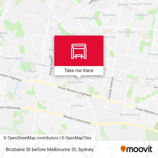 Brisbane St before Melbourne St map