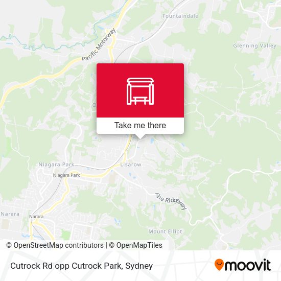 Cutrock Rd opp Cutrock Park map