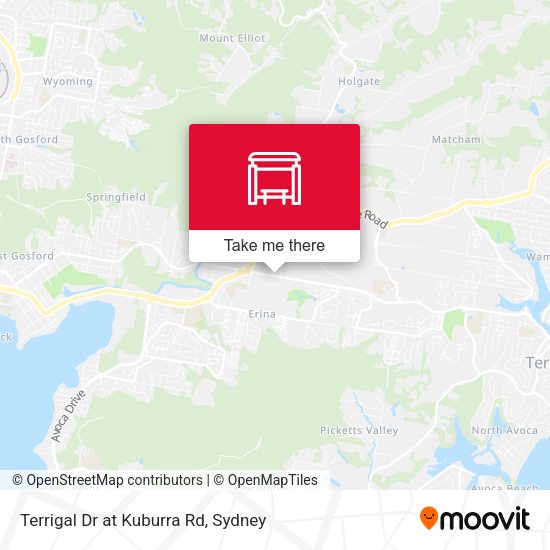 Terrigal Dr at Kuburra Rd map