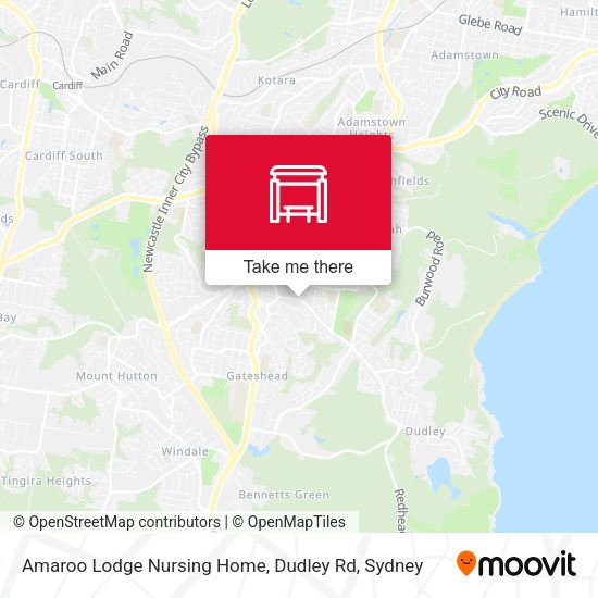 Amaroo Lodge Nursing Home, Dudley Rd map