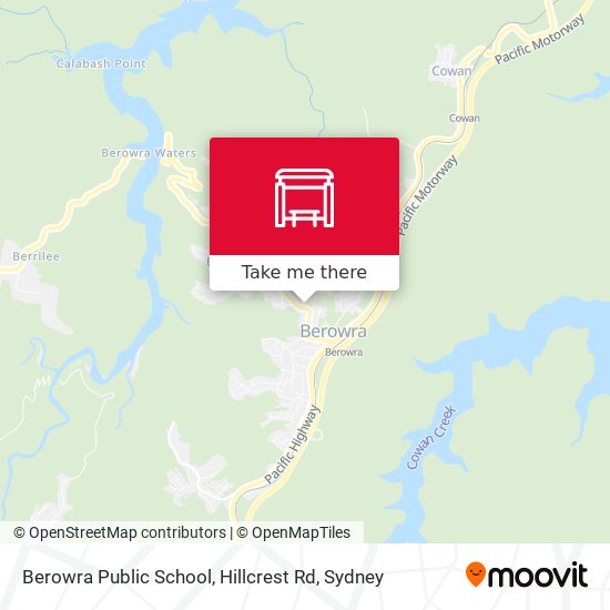 Berowra Public School, Hillcrest Rd map