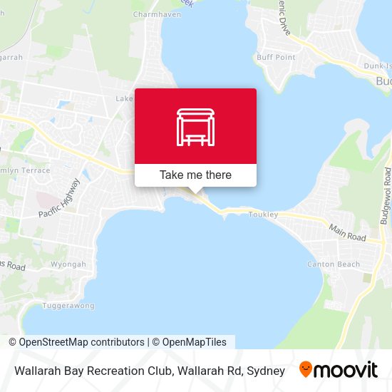 Wallarah Bay Recreation Club, Wallarah Rd map