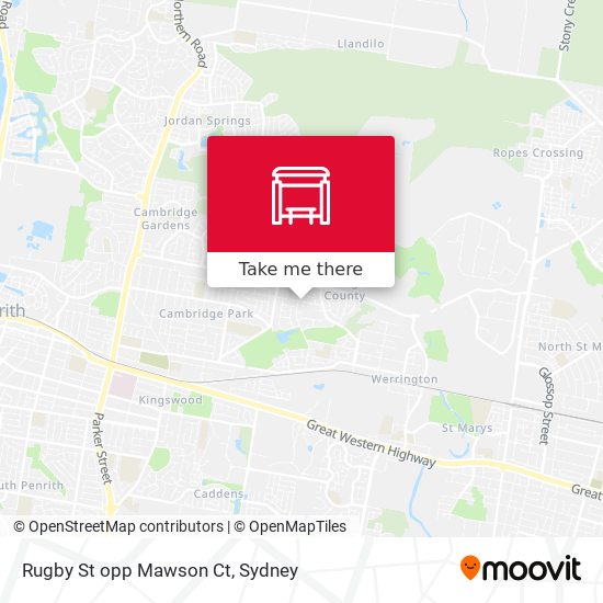 Rugby St opp Mawson Ct map