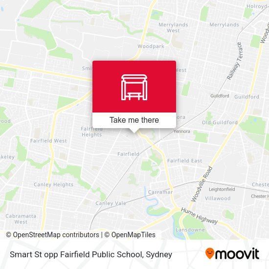 Smart St opp Fairfield Public School map