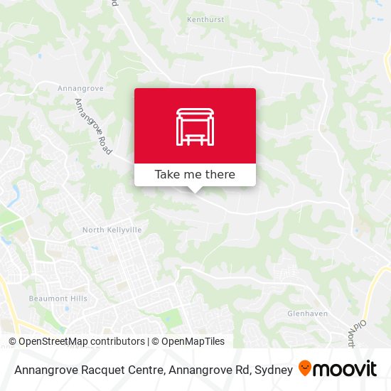 Annangrove Racquet Centre, Annangrove Rd map