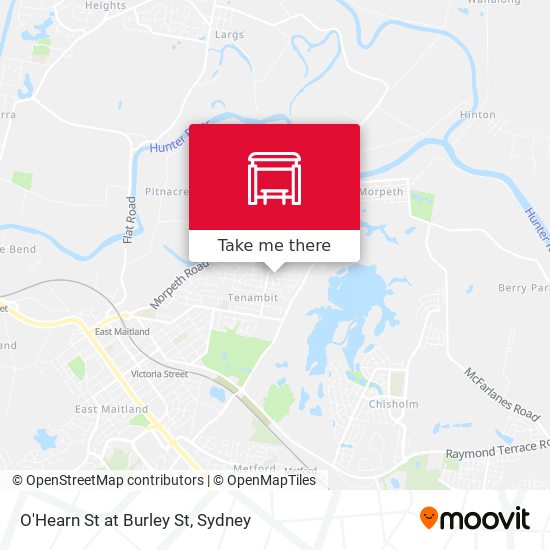 O'Hearn St at Burley St map