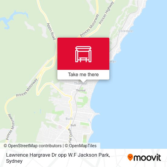 Lawrence Hargrave Dr opp W.F Jackson Park map