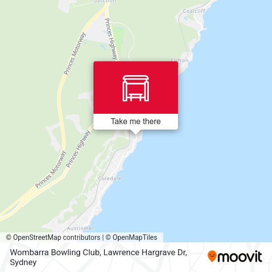 Wombarra Bowling Club, Lawrence Hargrave Dr map