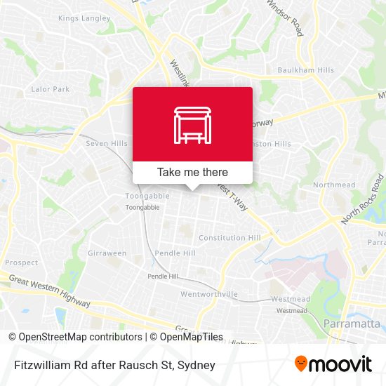 Fitzwilliam Rd after Rausch St map