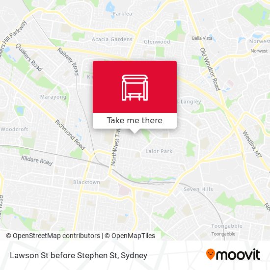 Lawson St before Stephen St map