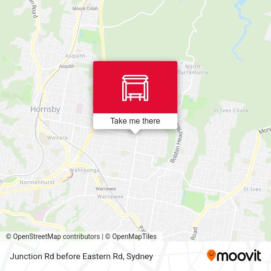 Junction Rd before Eastern Rd map