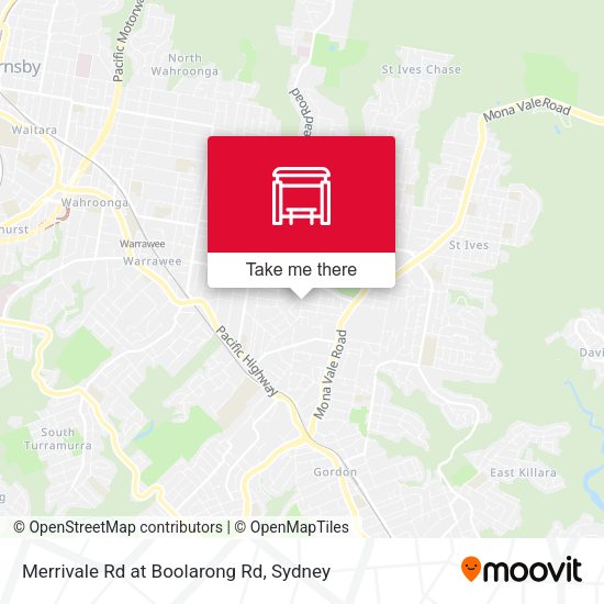 Merrivale Rd at Boolarong Rd map