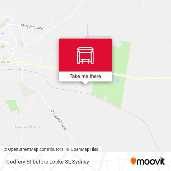 Godfery St before Locke St map