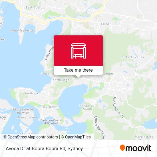 Avoca Dr at Boora Boora Rd map