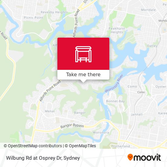 Wilbung Rd at Osprey Dr map