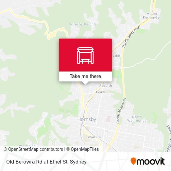 Old Berowra Rd at Ethel St map