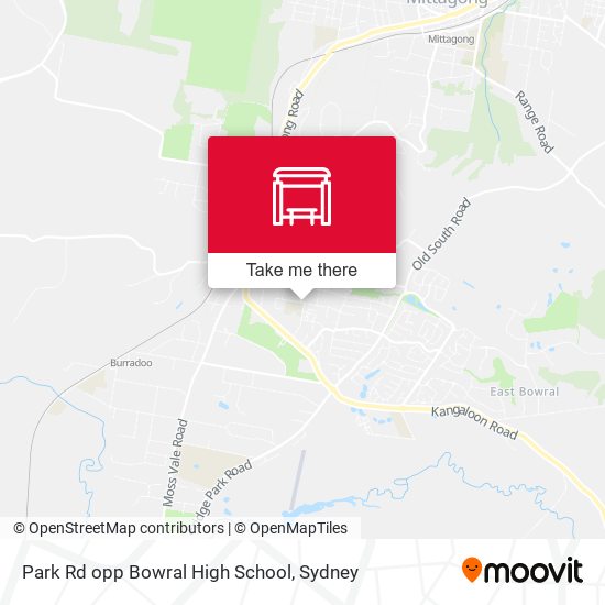 Park Rd opp Bowral High School map