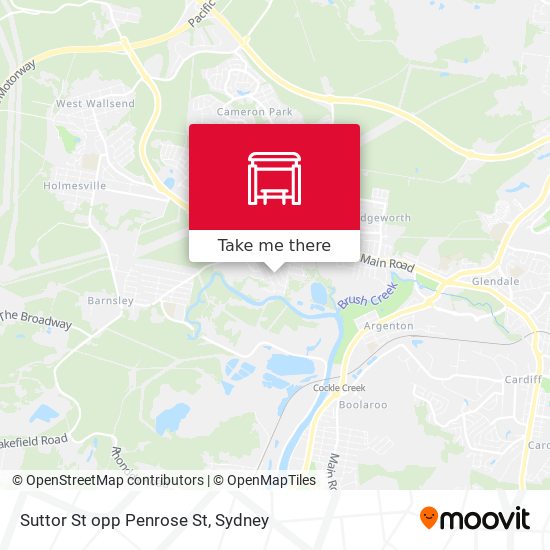 Suttor St opp Penrose St map