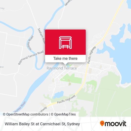 William Bailey St at Carmichael St map