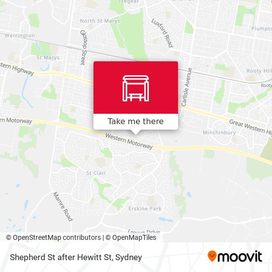 Shepherd St after Hewitt St map