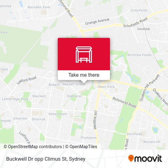 Buckwell Dr opp Climus St map