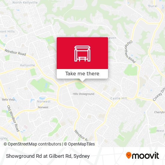 Showground Rd at Gilbert Rd map