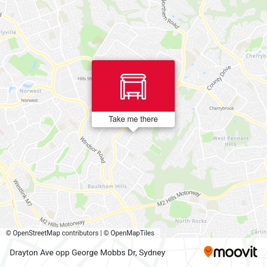 Drayton Ave opp George Mobbs Dr map
