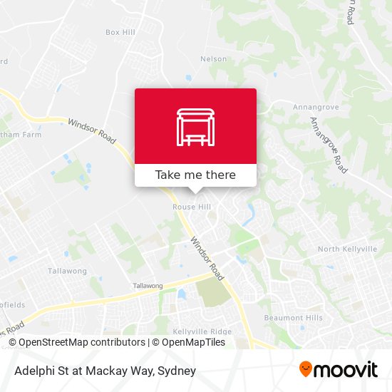 Adelphi St at Mackay Way map