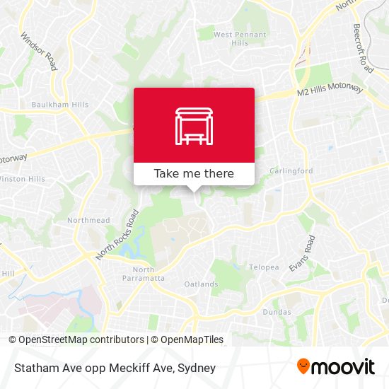 Statham Ave opp Meckiff Ave map
