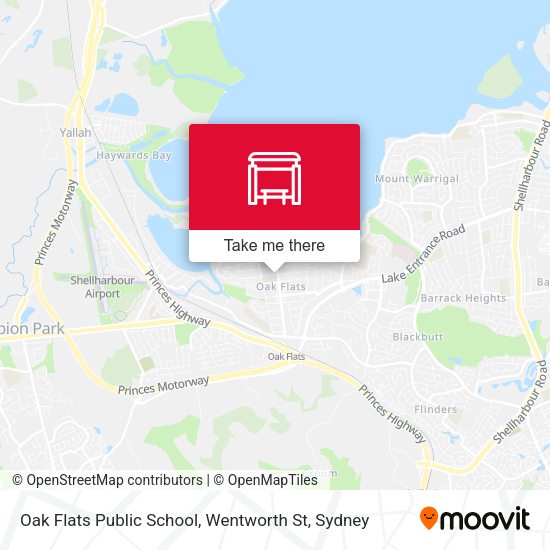 Oak Flats Public School, Wentworth St map
