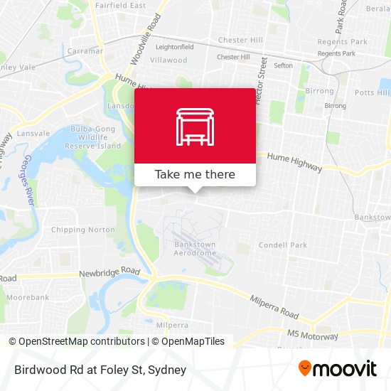 Birdwood Rd at Foley St map