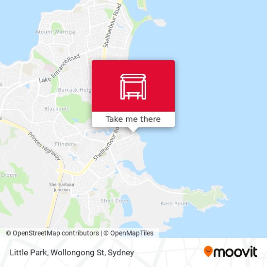 Little Park, Wollongong St map