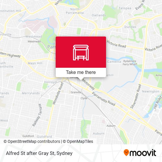 Alfred St after Gray St map
