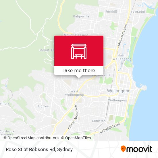 Rose St at Robsons Rd map