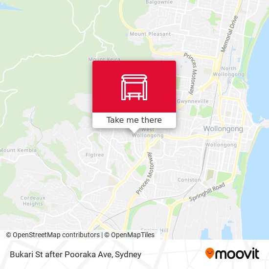 Bukari St after Pooraka Ave map
