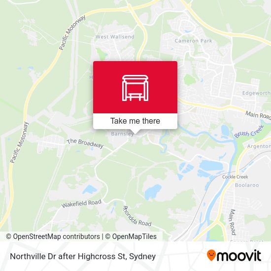 Northville Dr after Highcross St map