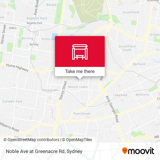 Noble Ave at Greenacre Rd map