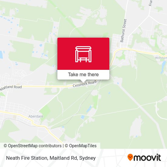 Neath Fire Station, Maitland Rd map