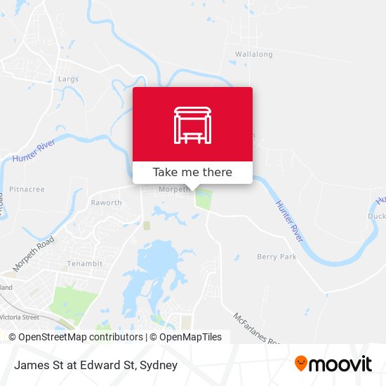 James St at Edward St map