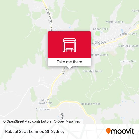 Rabaul St at Lemnos St map