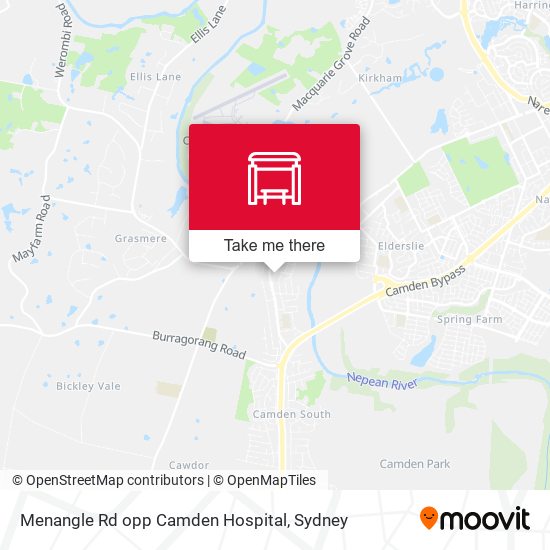 Menangle Rd opp Camden Hospital map