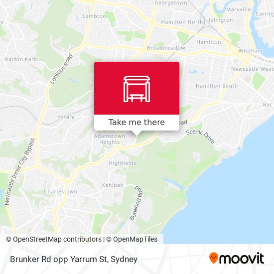 Brunker Rd opp Yarrum St map