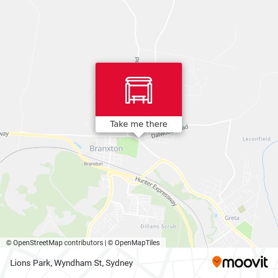 Lions Park, Wyndham St map