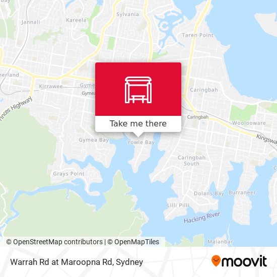 Warrah Rd at Maroopna Rd map