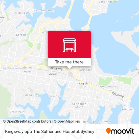 Kingsway opp The Sutherland Hospital map