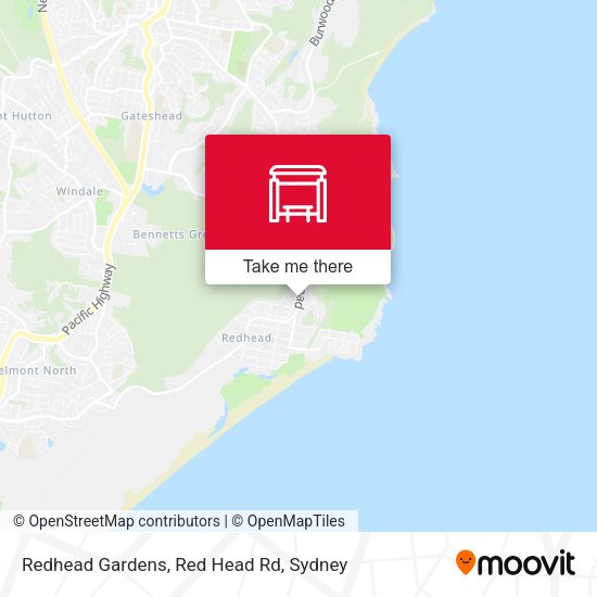 Redhead Gardens, Red Head Rd map