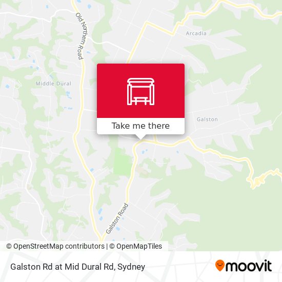 Galston Rd at Mid Dural Rd map
