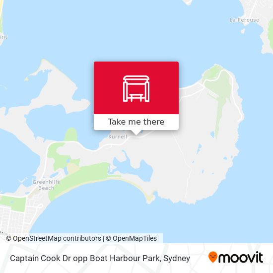 Mapa Captain Cook Dr opp Boat Harbour Park